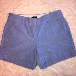 JCrew grey/blue khaki shorts size XXS (00) Great Condition